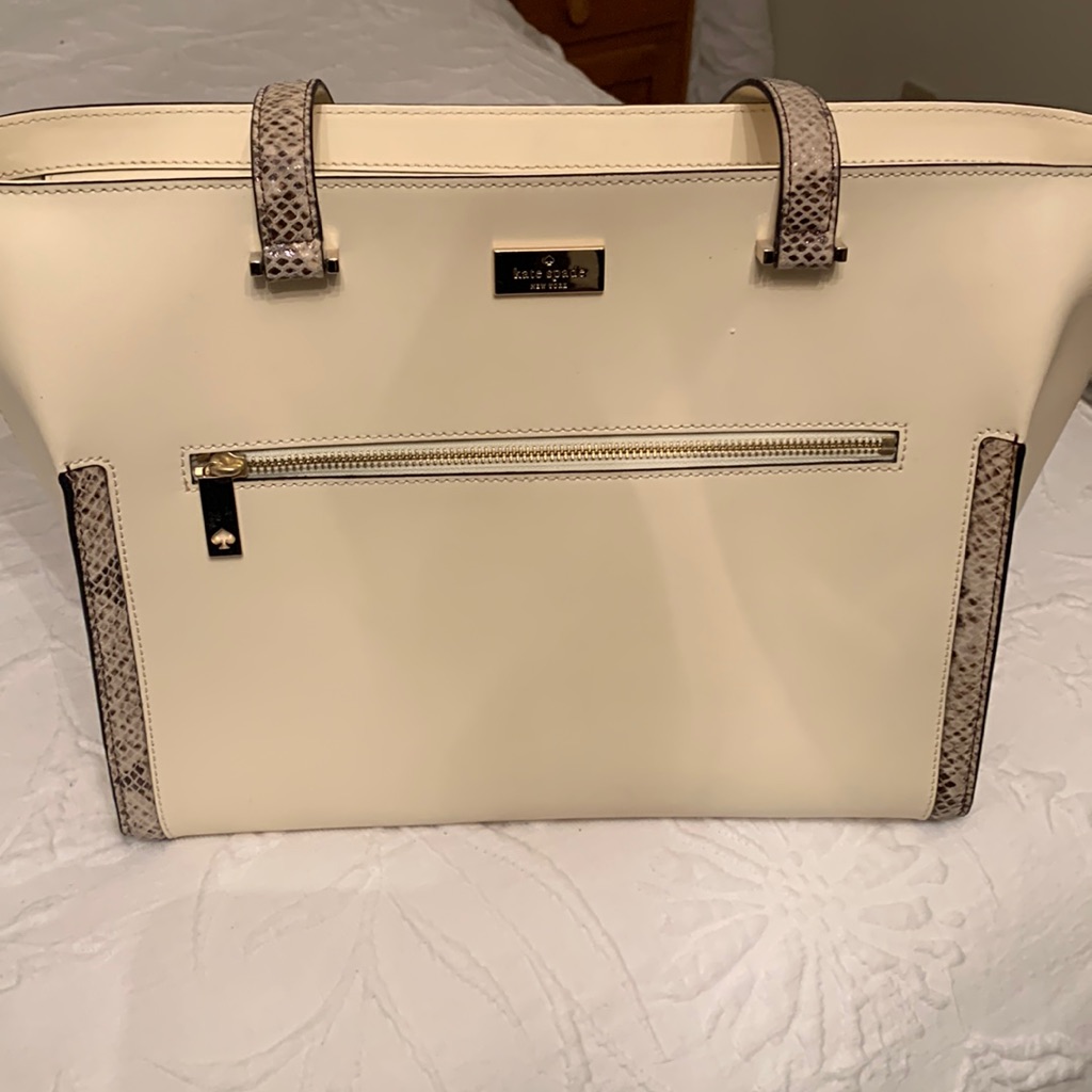 Kate Spade. Cream Tote Bag. Nwt